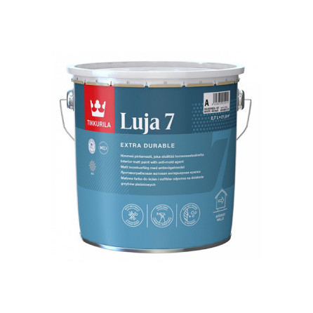 Tikkurila Luja 7 Краска для стен и потолков акрилатная матовая База А