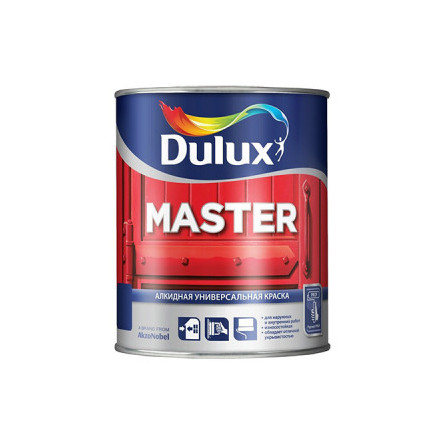 Алкидная краска универсальная Dulux Master 90 | Дюлакс Мастер 90 глянцевая