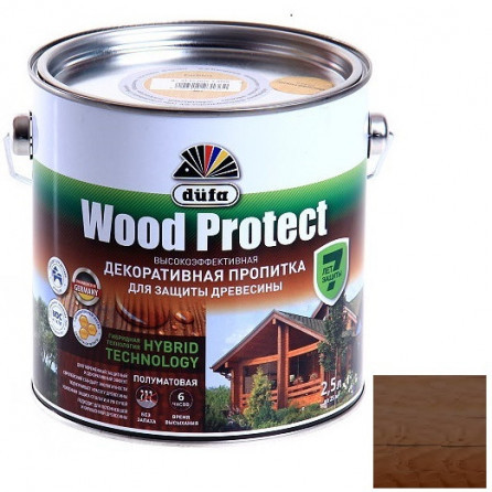 Пропитка для древесины Dufa Wood Protect Палисандр 2,5 л 405406