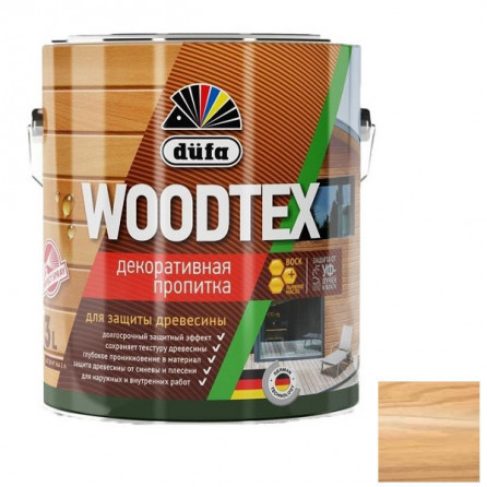 Пропитка для древесины Dufa Woodtex Сосна 3 л 405422