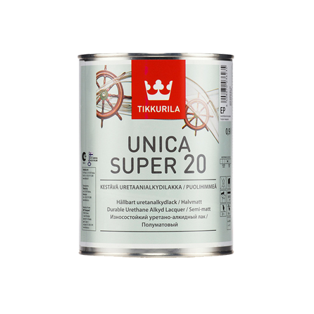 Tikkurila Unica Super 20 Лак для дерева уретано-алкидный полуматовый