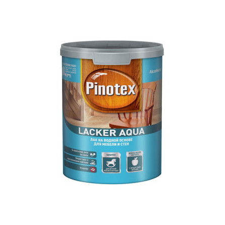 Pinotex Lacker Aqua Лак на водной основе для стен и мебели матовый