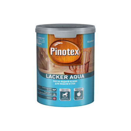 Pinotex Lacker Aqua Лак на водной основе для стен и мебели глянцевый