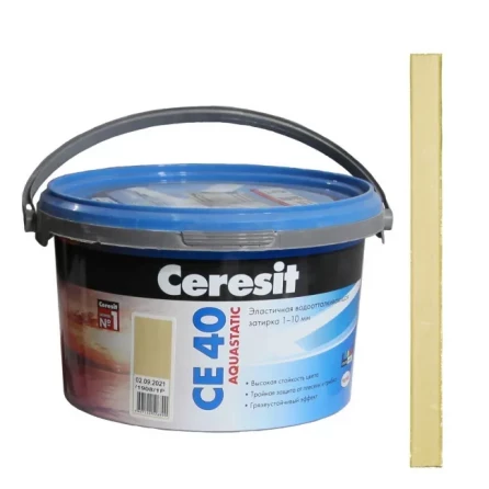 Затирка Ceresit CE 40 Aquastatic №25 Сахара 2 кг