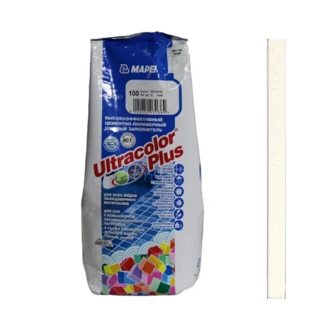 Затирка Mapei Ultracolor Plus №100 белая 2 кг