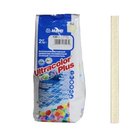 Затирка Mapei Ultracolor Plus №130 жасмин 2 кг