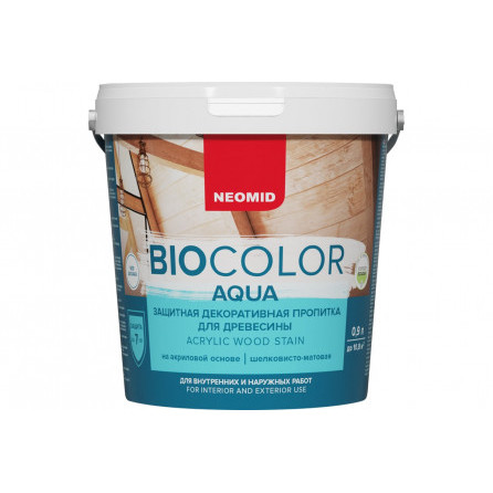 Пропитка NEOMID BIO COLOR aqua бесцветный 0.9л Н-AQUA-0,9/бесц