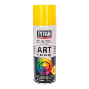 Аэрозольная краска TYTAN PROFESSIONAL ART OF THE COLOUR желтая 400мл