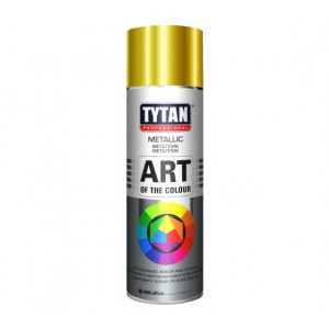 Аэрозольная краска TYTAN PROFESSIONAL ART OF THE COLOUR золотой металлик, 400 мл
