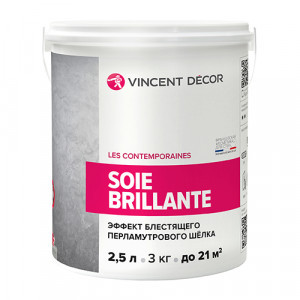 Vincent Decor Soie brilliante / Винсент Декор Суа Брильянт декоративное покрытие с эффектом шелка 2.5кг