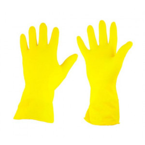 Перчатки латексные Remocolor желтые
