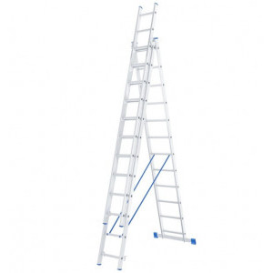 Лестница алюминиевая трехсекционная Remocolor 63-3-012 12 ступеней