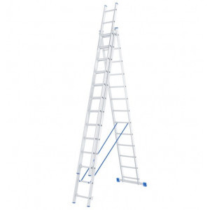 Лестница алюминиевая трехсекционная Remocolor 63-3-013 13 ступеней