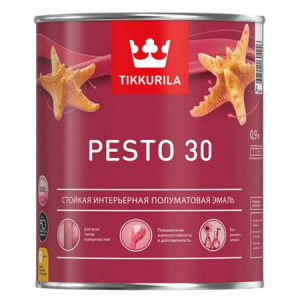 Tikkurila Euro Pesto 30 / Тиккурила Песто 30 эмаль алкидная для внутренних работ полуматовая