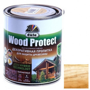 Пропитка для древесины Dufa Wood Protect бесцветная 0,75 л 405393