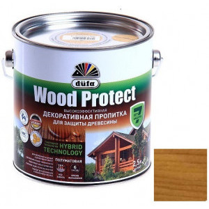 Пропитка для древесины Dufa Wood Protect Дуб 2,5 л 405395