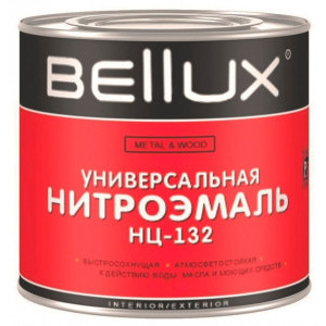Эмаль универсальная Bellux НЦ-132 черная 0,7 кг