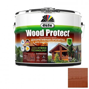 Пропитка для древесины Dufa Wood Protect Тик 10 л 405403