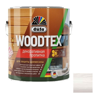 Пропитка для древесины Dufa Woodtex белая 3 л 405410