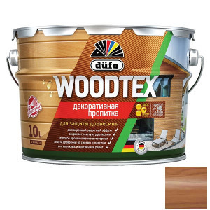 Пропитка для древесины Dufa Woodtex Тик 10 л 405423
