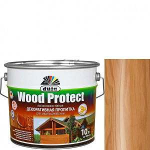 Пропитка декоративная для защиты древесины Dufa Wood Protect орех 10 л  152216