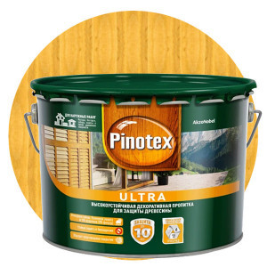 Пропитка для древесины Pinotex Ultra Сосна 9 л 253998