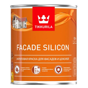 Tikkurila Facade Silicon / Тиккурила Фасад Силикон акриловая краска для фасадов и цоколей