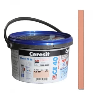 Затирка Ceresit CE 40 Aquastatic №34 розовая 2 кг