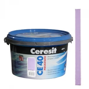 Затирка Ceresit CE 40 Aquastatic №90 фиалка 2 кг