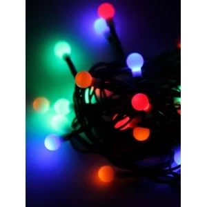 Светодиодная гирлянда КОСМОС KOC_GIR30LEDBALL_RGB 30 LED, шарики, 2,9 м., мультиколор