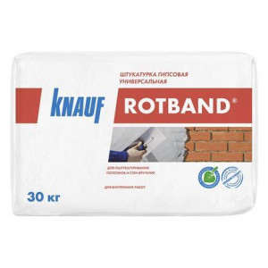Knauf Rotband / Кнауф Ротбанд Штукатурка для внутренних работ универсальная гипсовая 30кг