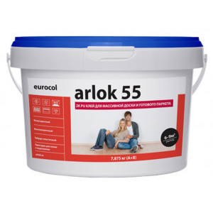Клей Arlok 55 для паркета двухкомпонентный полиуретановый 7кг