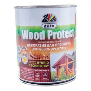 Пропитка для древесины Dufa Wood Protect махагон 0,75 л 566241