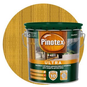 Пропитка для древесины Pinotex Ultra Калужница 2,7 л 253995