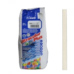 Затирка Mapei Ultracolor Plus №103 белая луна 2 кг