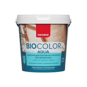 Пропитка NEOMID BIO COLOR aqua белый 0.9л Н-AQUA-0,9/бел