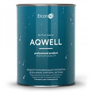 Пропитка с эффектом «мокрого камня» Elcon Aqwell 0,9л