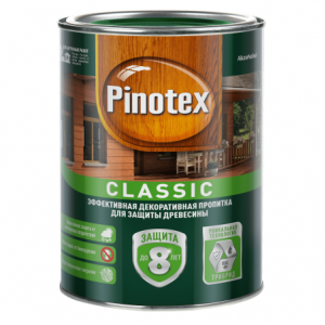 Пропитка для древесины Pinotex Classic бесцветная 1 л 269526