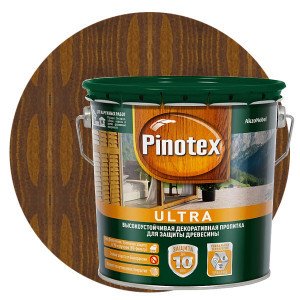 Пропитка для древесины Pinotex Ultra Орех 2,7 л 218467