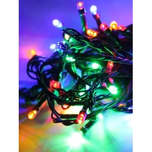 Светодиодная гирлянда КОСМОС 50 светодиодов, RGB, 6.5м, 8 режимов KOC_GIR50LED_RGB